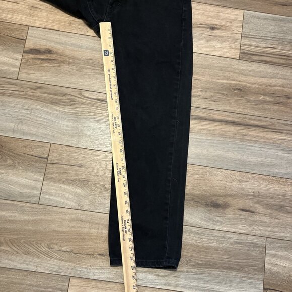 Men's Levis 505 Regular Fit Denim Jeans SZ 33x30 Black Modern Cotton Red Tab - Picture 5 of 13